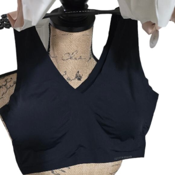 LUCKY BRAND 3pk Active Athletic Lounge Sports Laser‎ Cut bralettes Bras Plus 2X - Picture 6 of 8